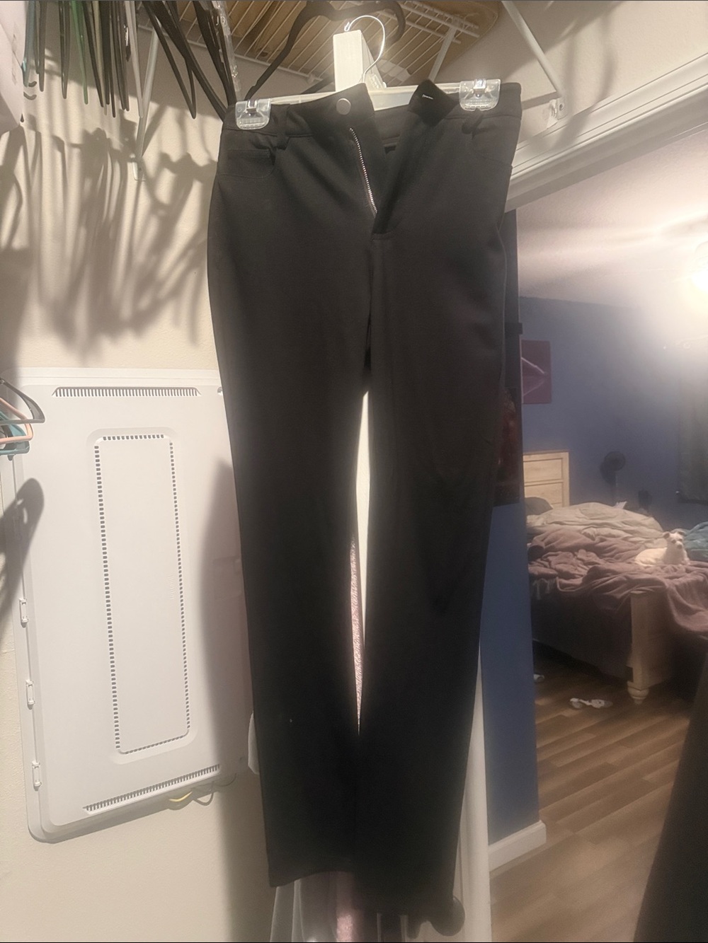 Classic Black woman’s Straight-Leg Pants